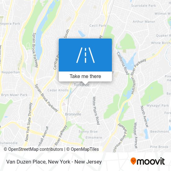 Mapa de Van Duzen Place