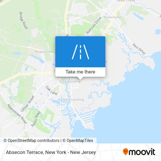 Mapa de Absecon Terrace