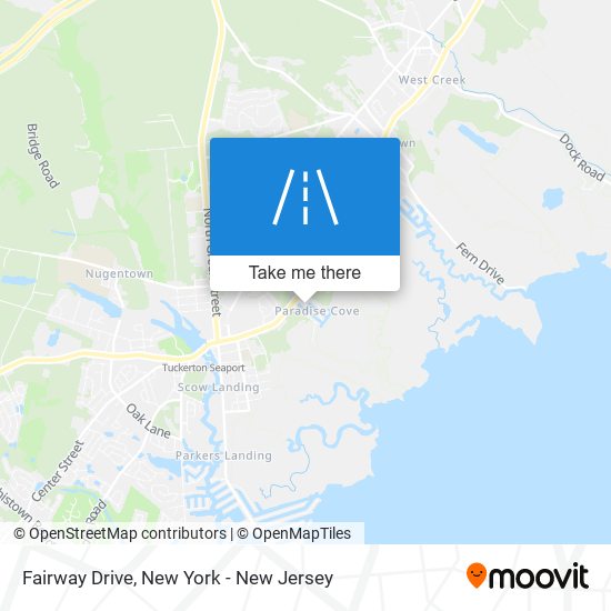 Fairway Drive map