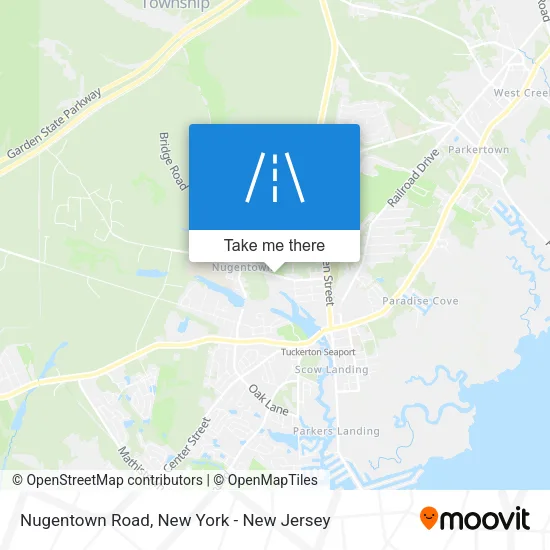 Nugentown Road map