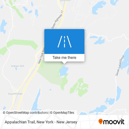 Mapa de Appalachian Trail