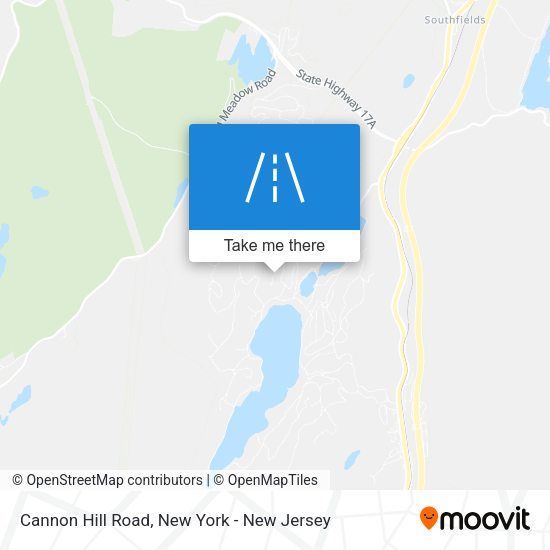 Mapa de Cannon Hill Road