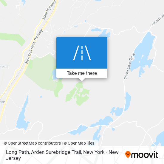 Mapa de Long Path, Arden Surebridge Trail