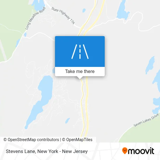 Stevens Lane map