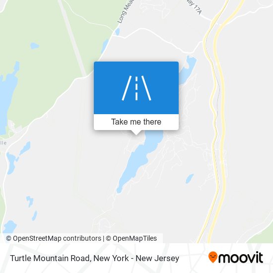 Turtle Mountain Road map