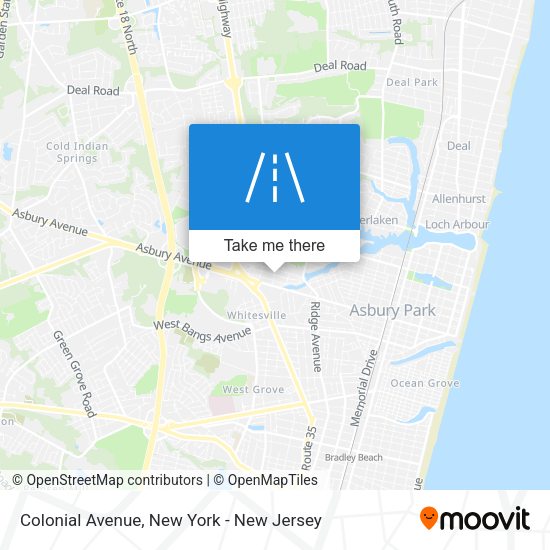 Mapa de Colonial Avenue
