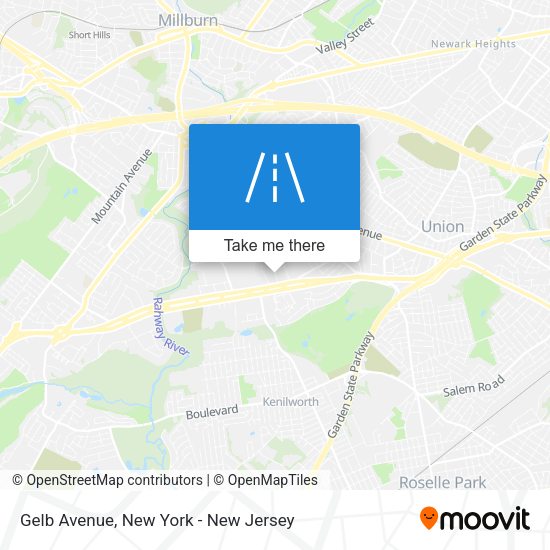 Mapa de Gelb Avenue