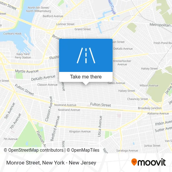 Monroe Street map