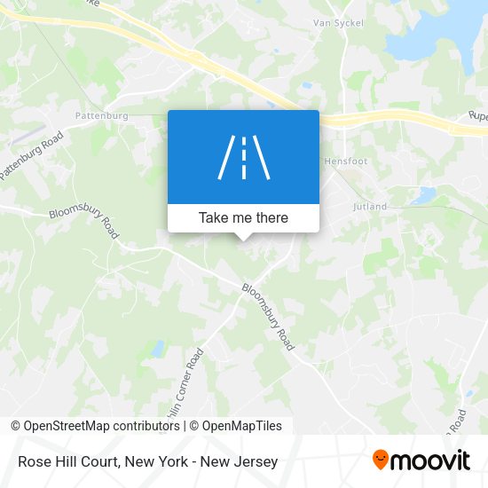 Mapa de Rose Hill Court