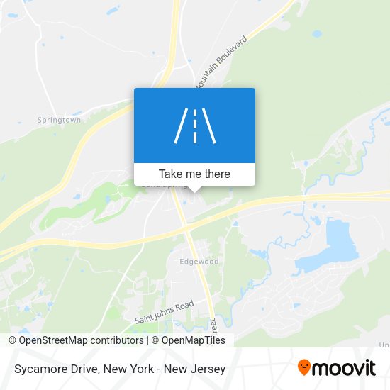 Mapa de Sycamore Drive