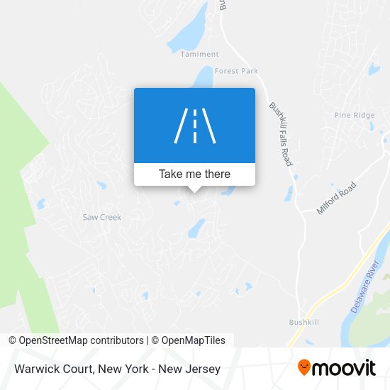Mapa de Warwick Court