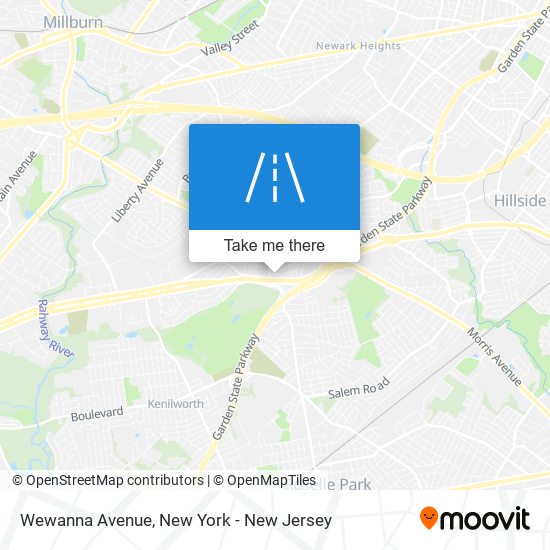 Wewanna Avenue map