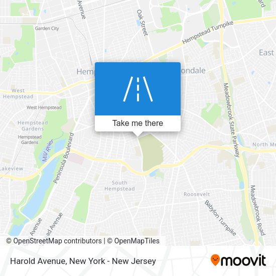 Harold Avenue map