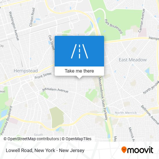 Lowell Road map