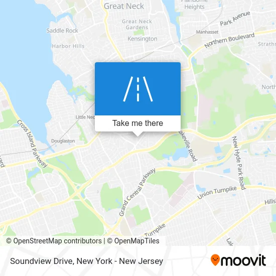 Soundview Drive map