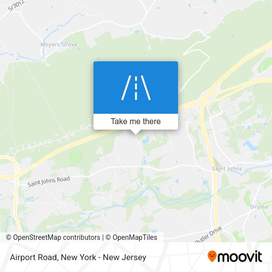 Mapa de Airport Road