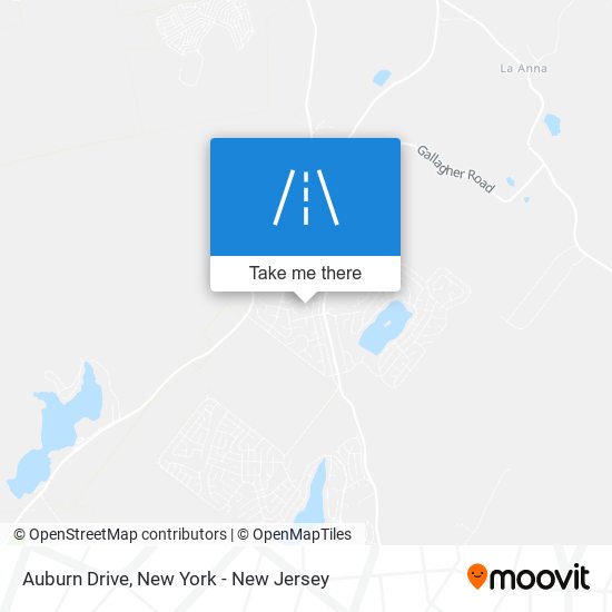 Auburn Drive map