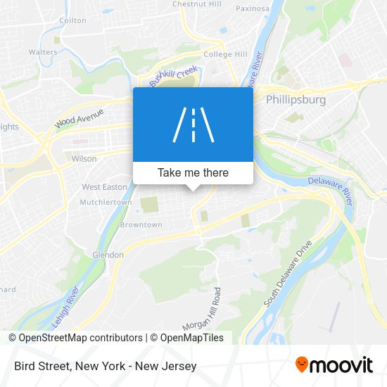 Bird Street map