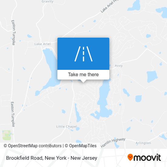 Mapa de Brookfield Road