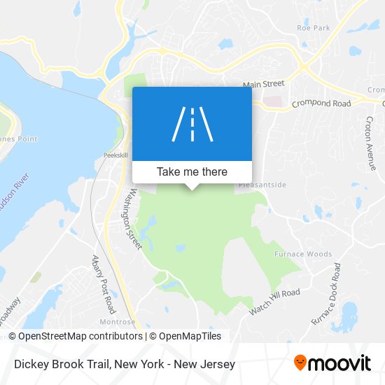 Dickey Brook Trail map