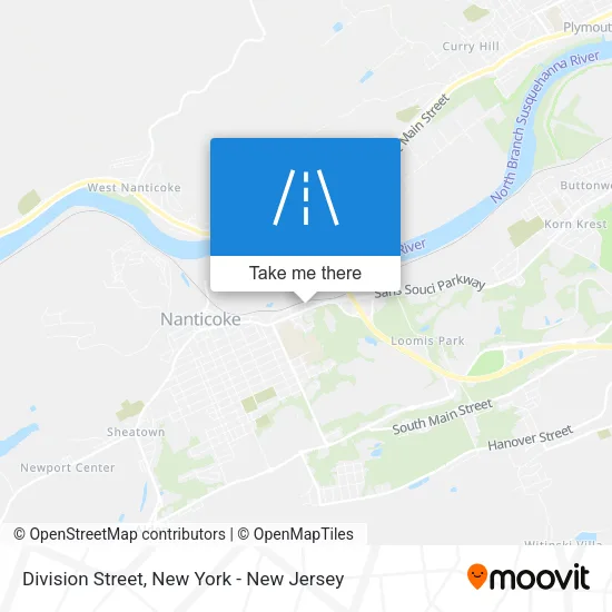 Division Street map
