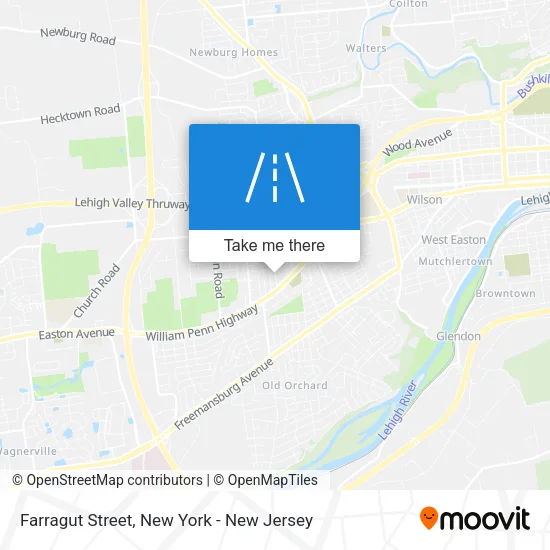 Mapa de Farragut Street