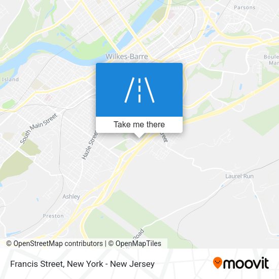 Mapa de Francis Street