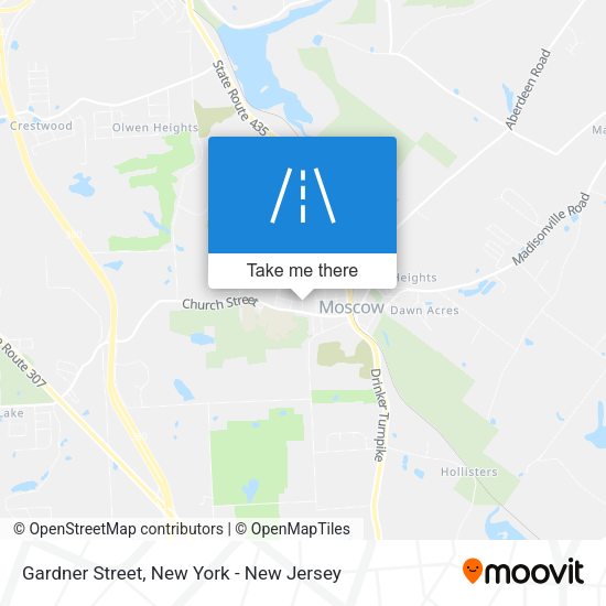 Mapa de Gardner Street