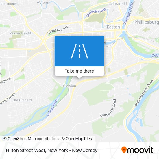 Mapa de Hilton Street West