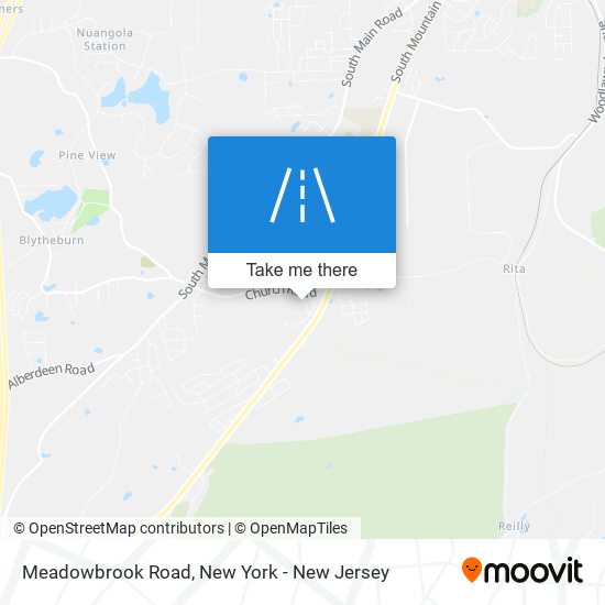 Meadowbrook Road map