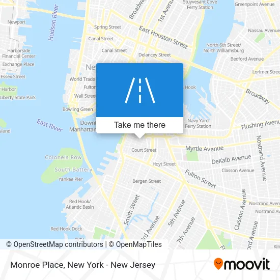 Monroe Place map