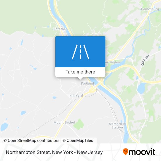 Mapa de Northampton Street