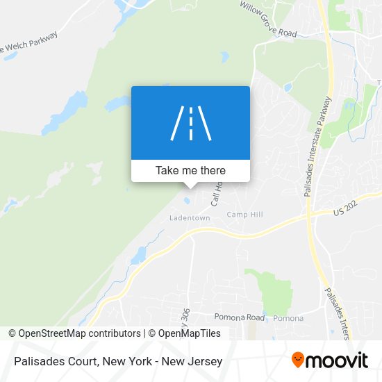 Mapa de Palisades Court