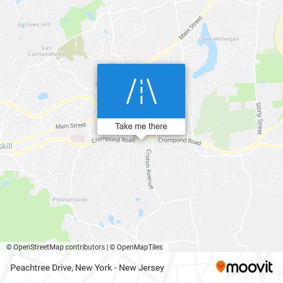 Peachtree Drive map