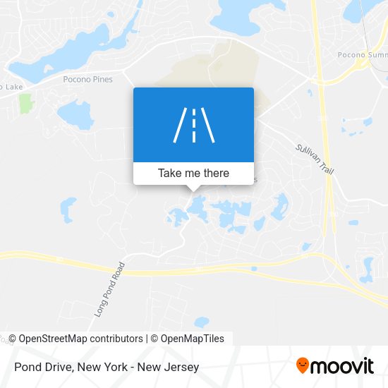 Pond Drive map