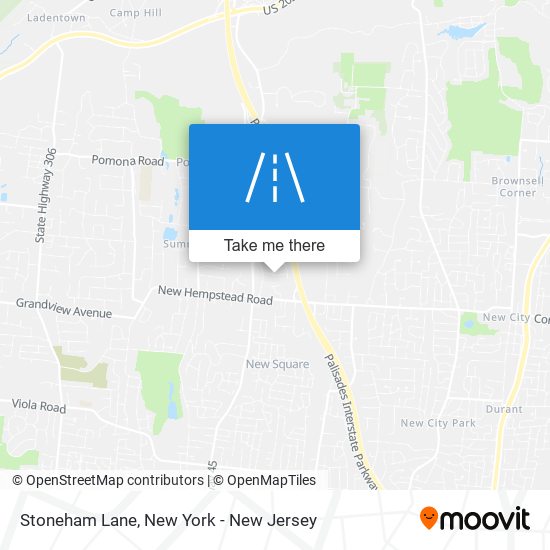 Stoneham Lane map