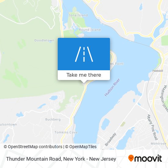 Mapa de Thunder Mountain Road
