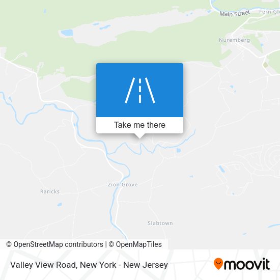 Valley View Road map