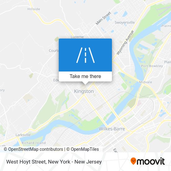 Mapa de West Hoyt Street