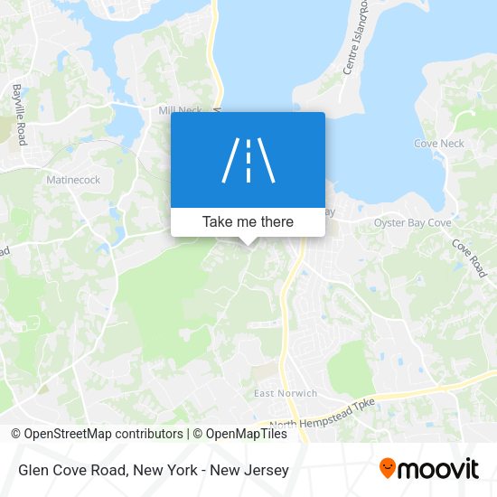 Glen Cove Road map