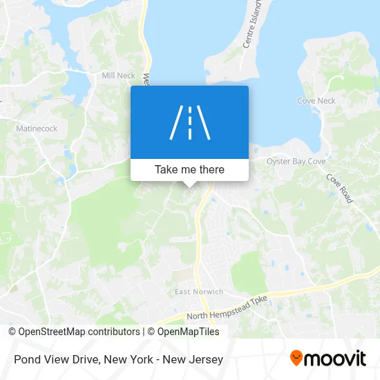 Pond View Drive map