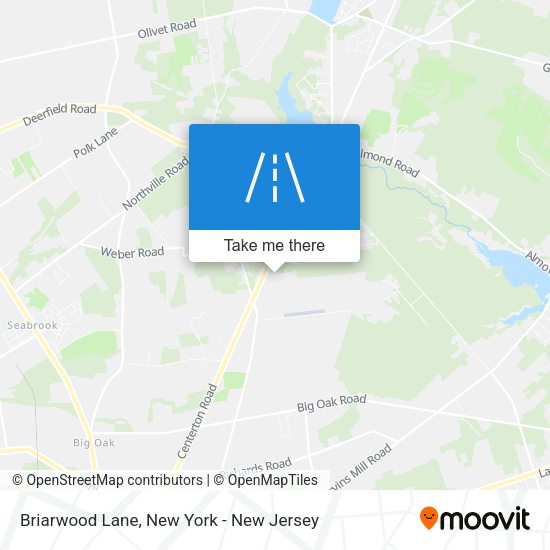 Mapa de Briarwood Lane
