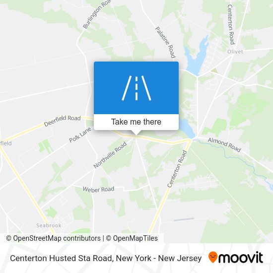Centerton Husted Sta Road map