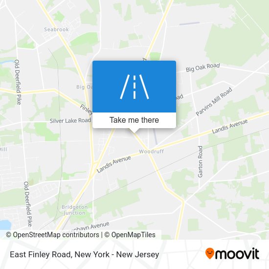 Mapa de East Finley Road