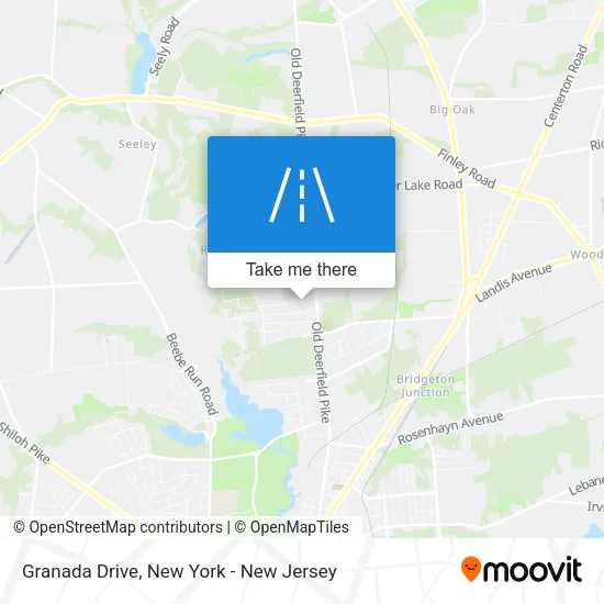 Granada Drive map