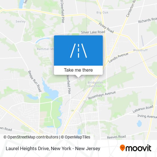 Laurel Heights Drive map