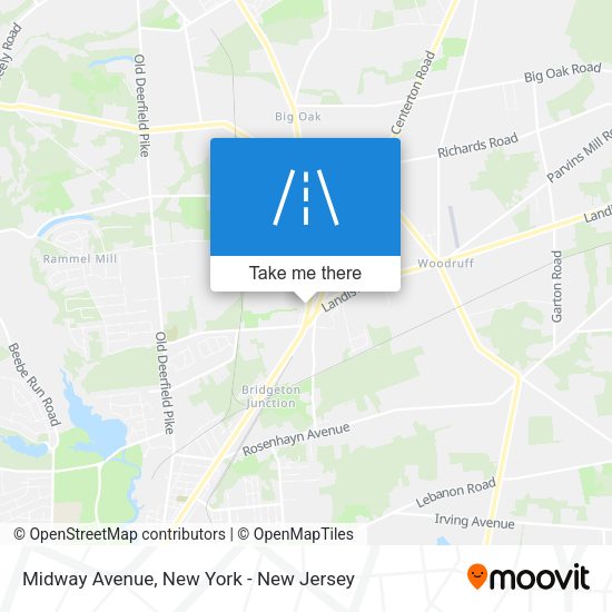 Midway Avenue map