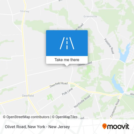 Mapa de Olivet Road