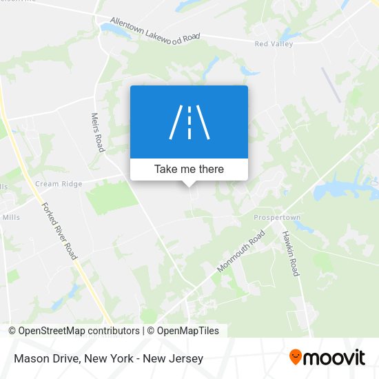 Mason Drive map