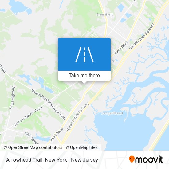 Mapa de Arrowhead Trail